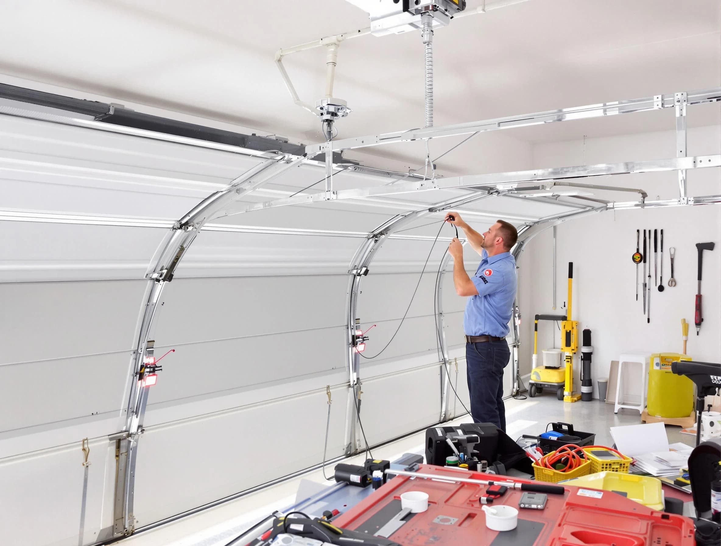 Garage door cable repair service by Duluth Garage Door Repair in Duluth