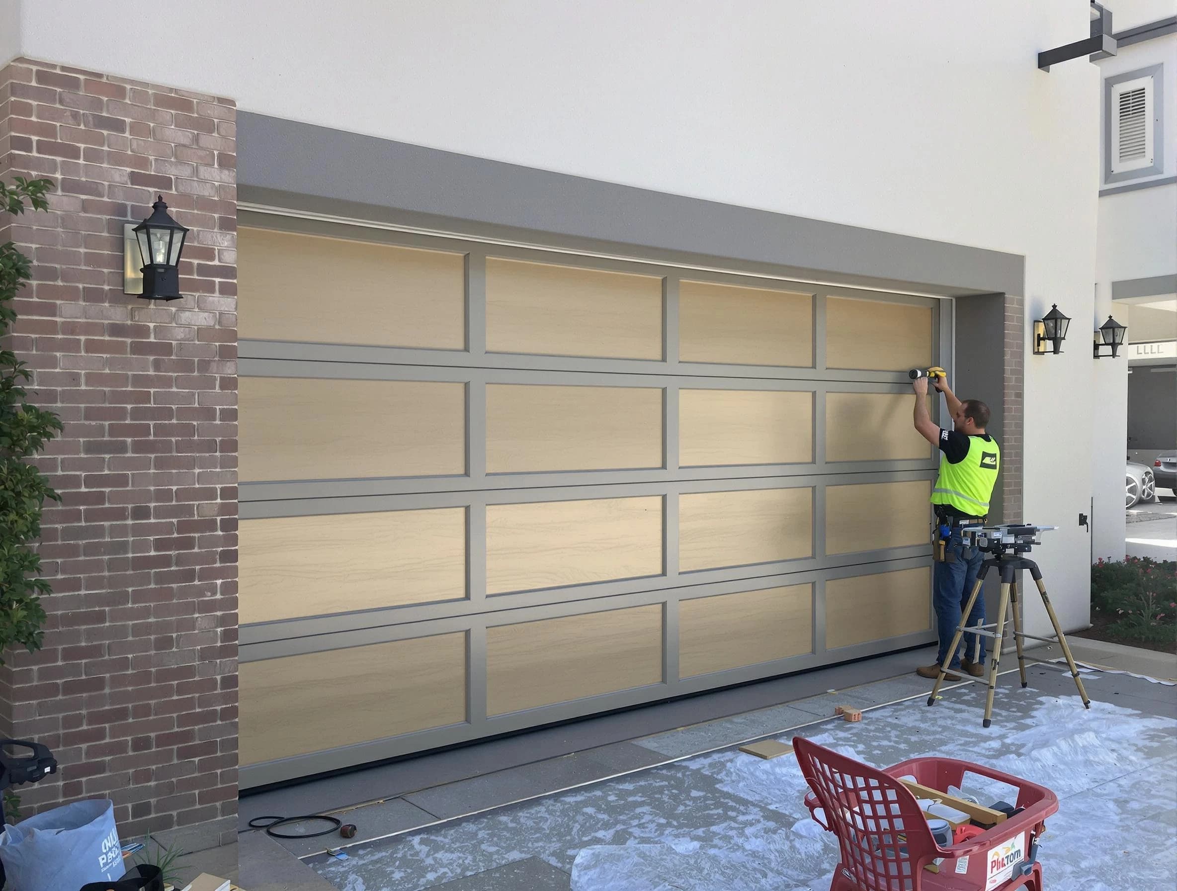 Garage door replacement service by Duluth Garage Door Repair in Duluth