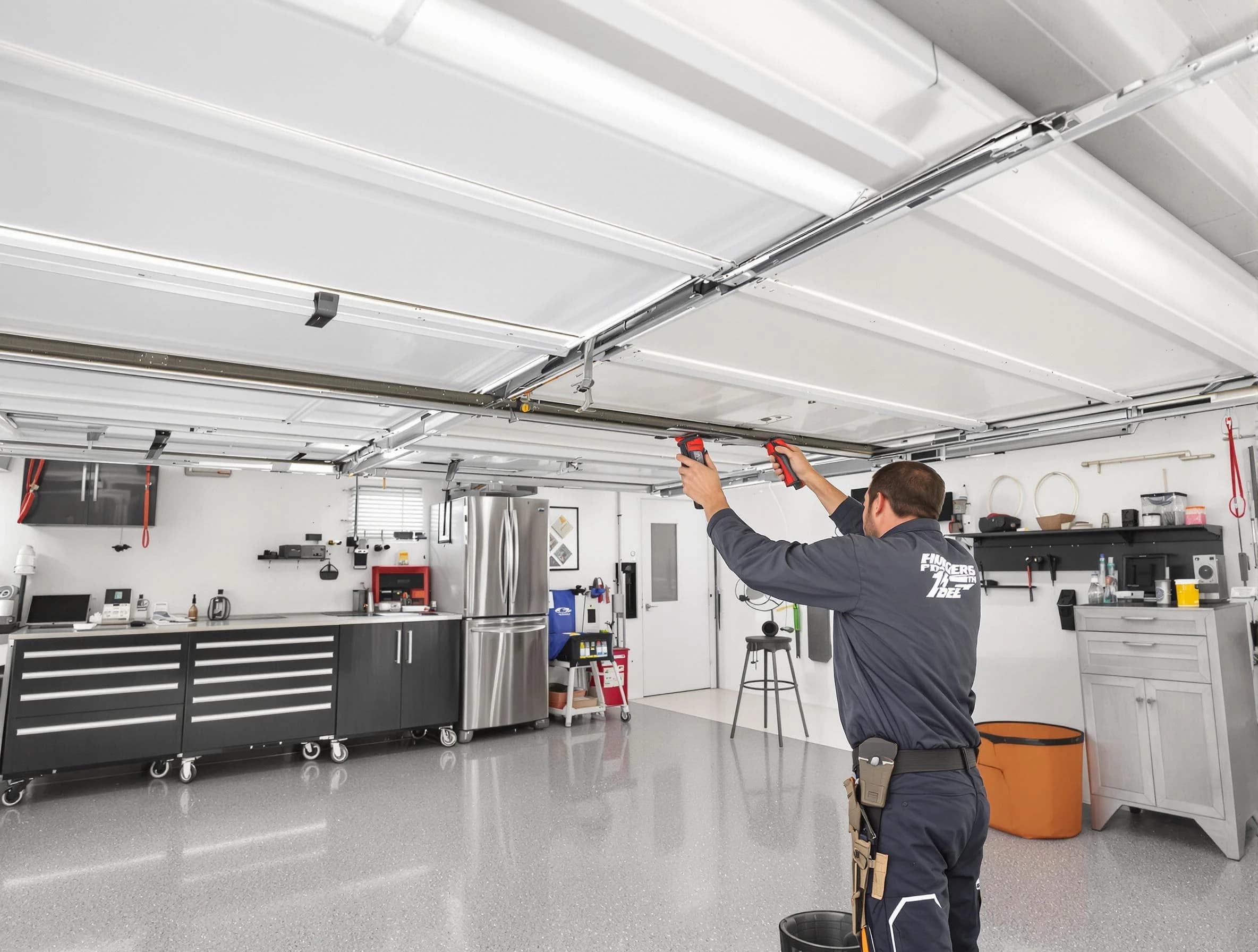 Overhead garage door repair service by Duluth Garage Door Repair in Duluth