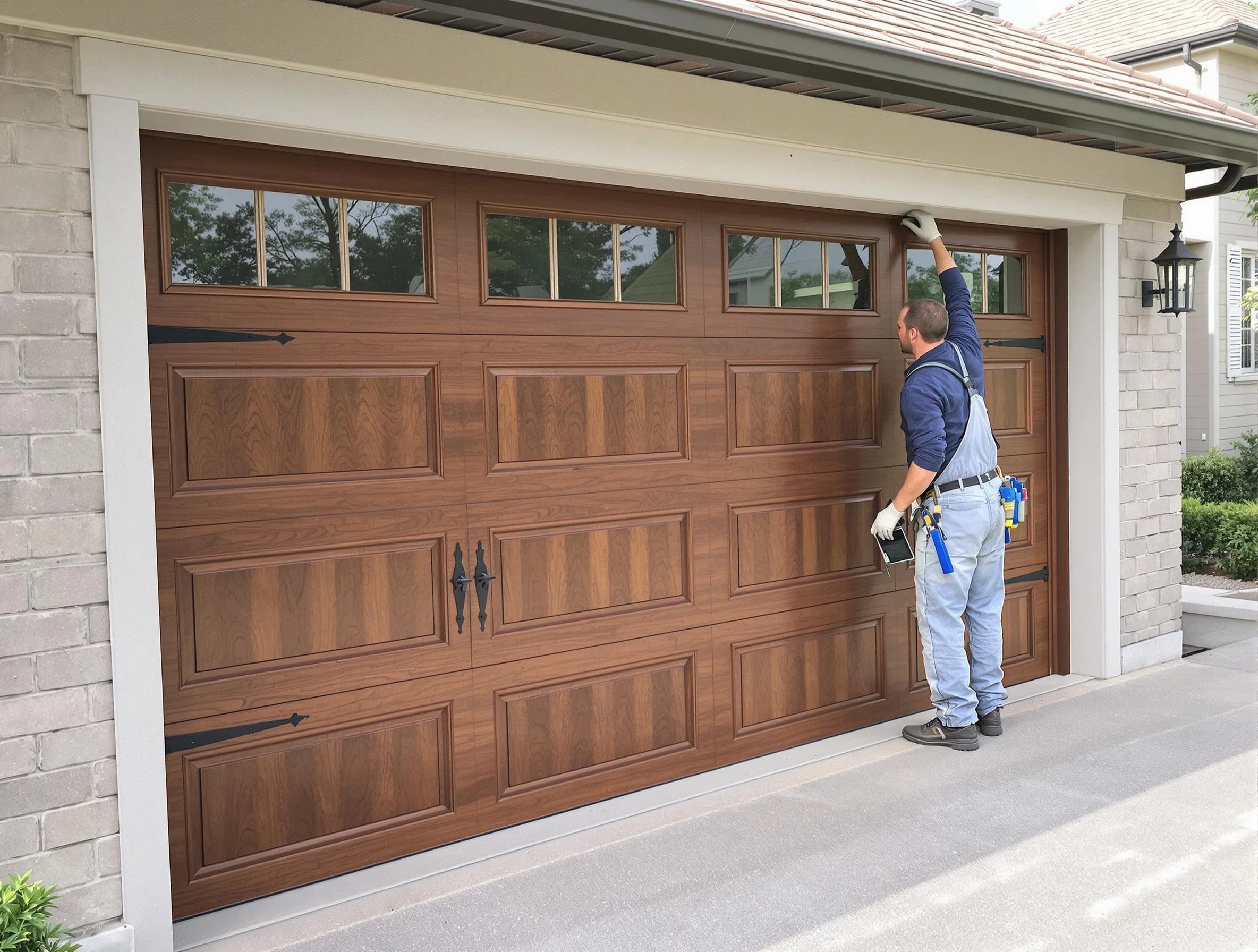 Custom garage door showcase by Duluth Garage Door Repair in Duluth