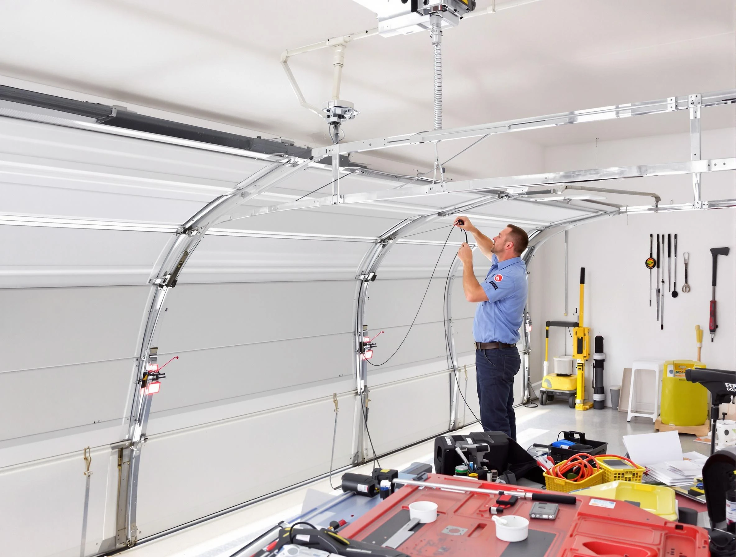 Garage door cable repair service by Duluth Garage Door Repair in Duluth